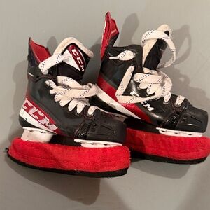 CCM JetSpeed Black and Red Skates